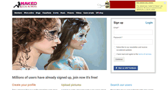 Desktop Screenshot of nakedsocialnetwork.com